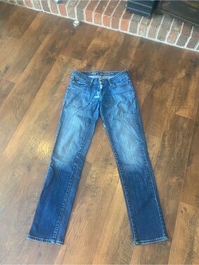 Levi’s Women’s Blue Denim Jeans - Curvy Classic Straight Leg